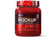 2lb Whey Protein Jar Mockup C2-Pro, a Packaging Mockup by Design Warlord (Thumbnail 1 of 16)