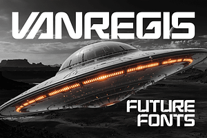 Vanregis - Futuristic Fonts
