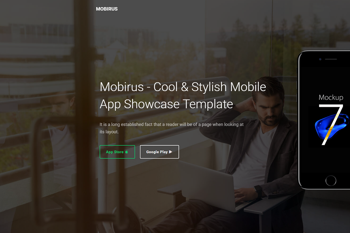 Mobirus - Landing Page Template, a Bootstrap Template by Pichforest Studio (Photo 6 of 6)