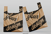 Brown Plastic bag mokcup bundles, a Packaging Mockup by Ambo Ampeng (Thumbnail 11 of 19)