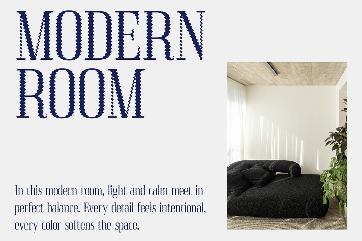 Acelon Distort, a Serif Font by Craft Supply Co. (Photo 5 of 8)