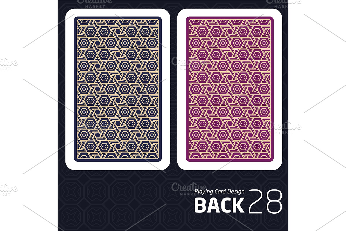 Card Back Background Underside, a Decorative Illustration by ToozDesign