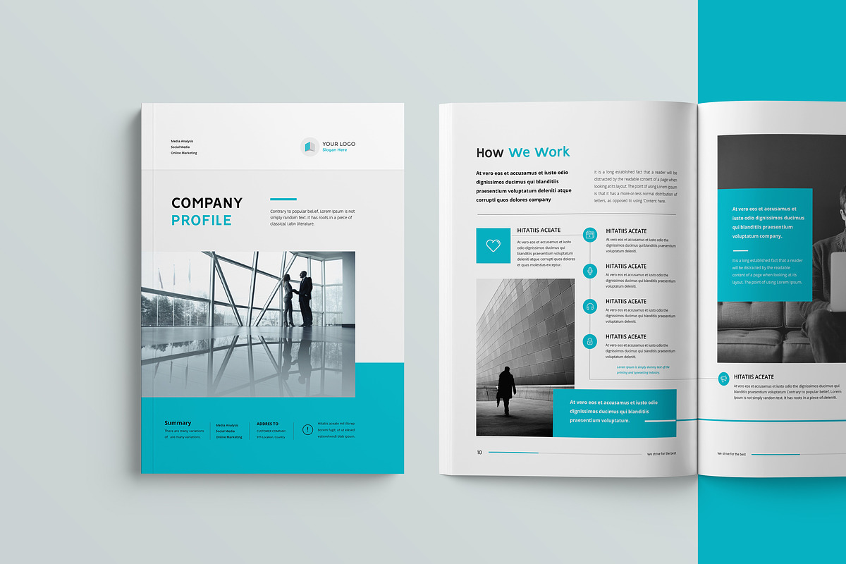 Company Profile, a Brochure Template by Pro-Gh (Photo 1 of 8)