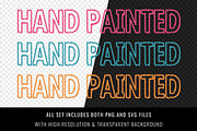 Hand Painted Watercolor Font, a Handwritten Font by Font Craft Studio (Thumbnail 3 of 6)