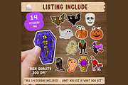 Halloween Classroom & Craft Bundle, a Seasonal Illustration by Annyillustration (Thumbnail 4 of 11)