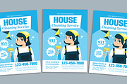 House Cleaning Service Flyer, a Flyer Template by Gumico Studio. (Thumbnail 1 of 3)