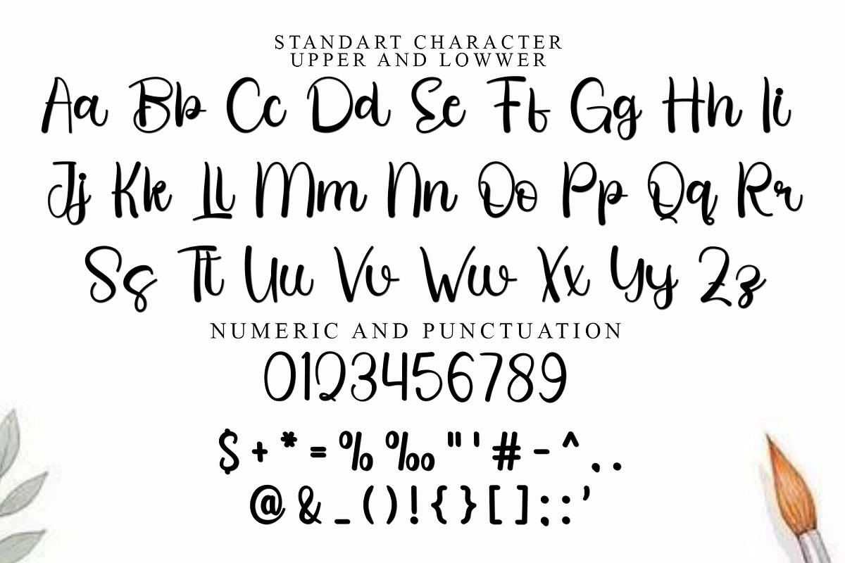 Chocolate Milkshake, a Handwritten Font by FreshTypeINK (Photo 7 of 8)