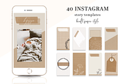 Instagram Stories Natural Kraft, a Social Media Template by Oh Mia Studio (Thumbnail 1 of 5)
