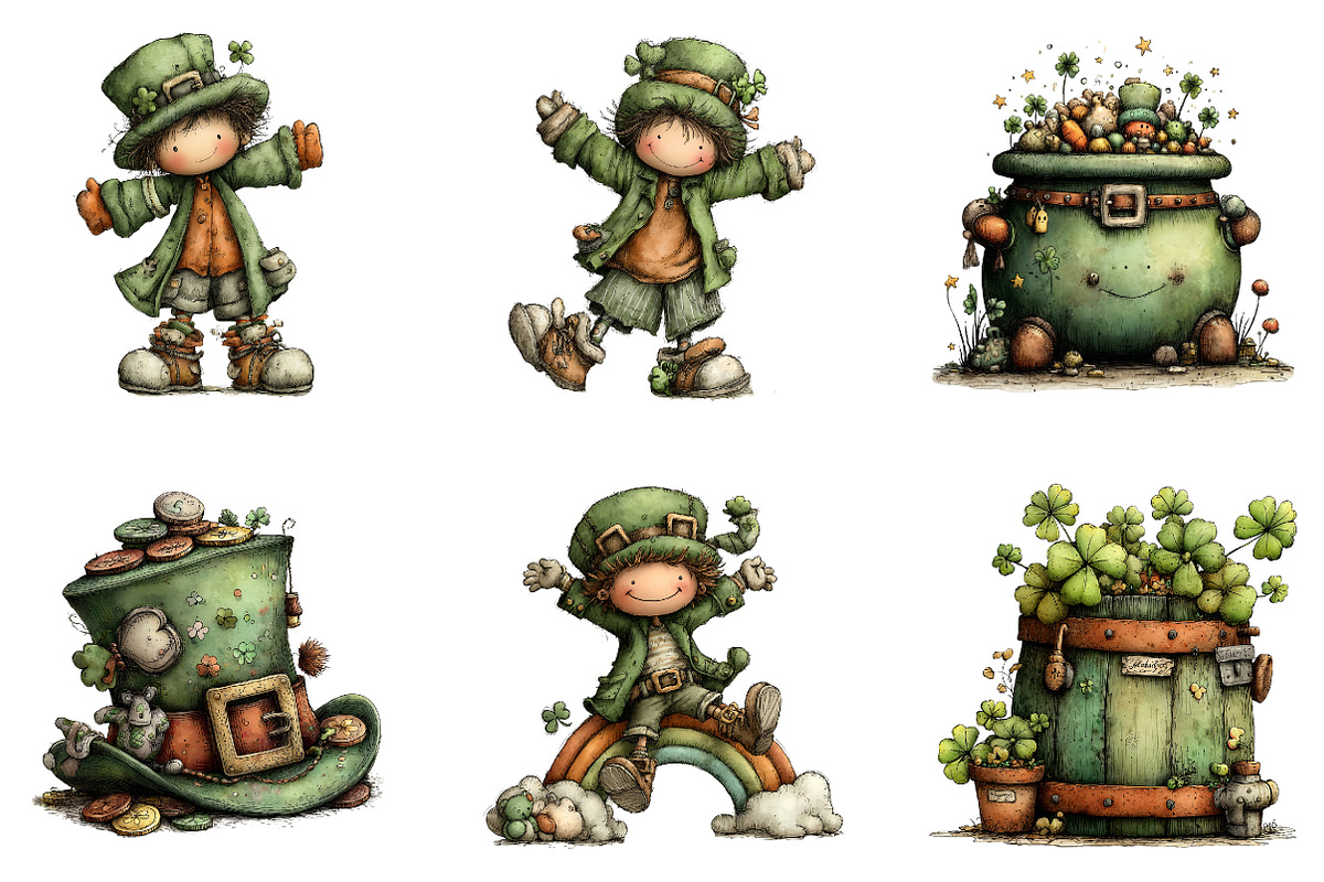 whimsical st patricks day, an Illustration by CreationArt (Photo 5 of 5)