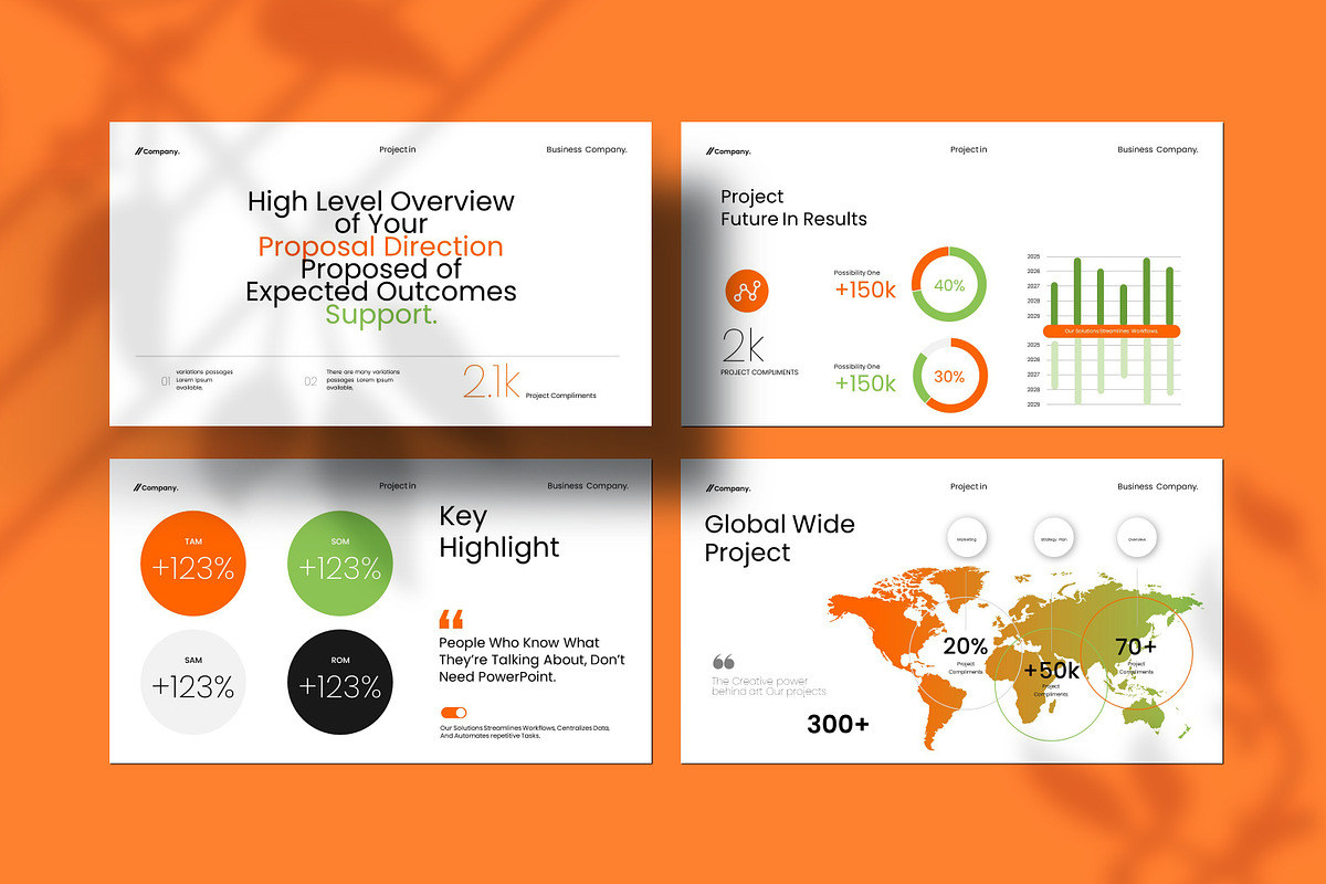 company project Presentation, a Presentation Template by Soraclod (Photo 3 of 9)