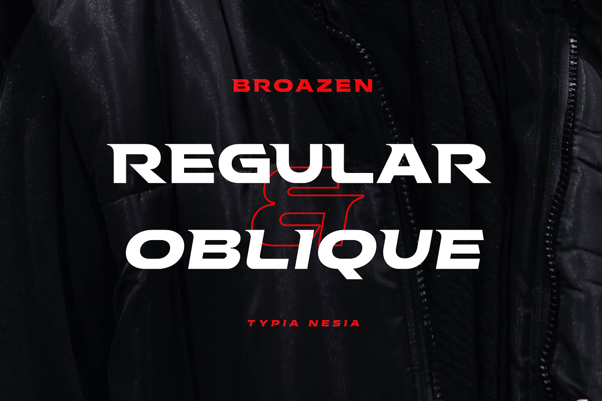 Broaven, a Font by Typia Nesia (Photo 2 of 10)