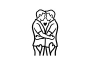 Couple Love Silhouette Bundle, an Illustration by jahid234 (Thumbnail 37 of 48)