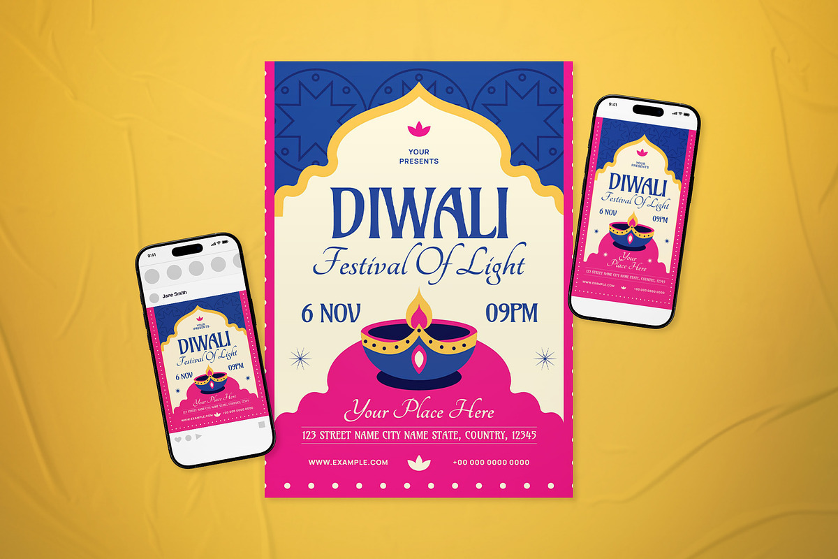 Diwali Flyer Set, a Flyer Template by The Good Store (Photo 1 of 2)