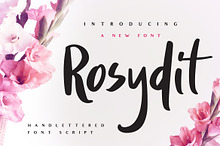 Rosydit - Handlettered Script Font