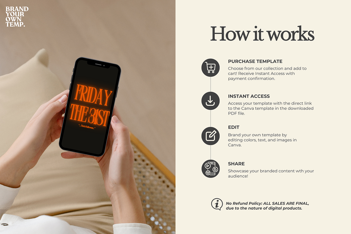 Halloween Canva Template Set 1, a Templates & Theme by BYOTstudios (Photo 11 of 11)
