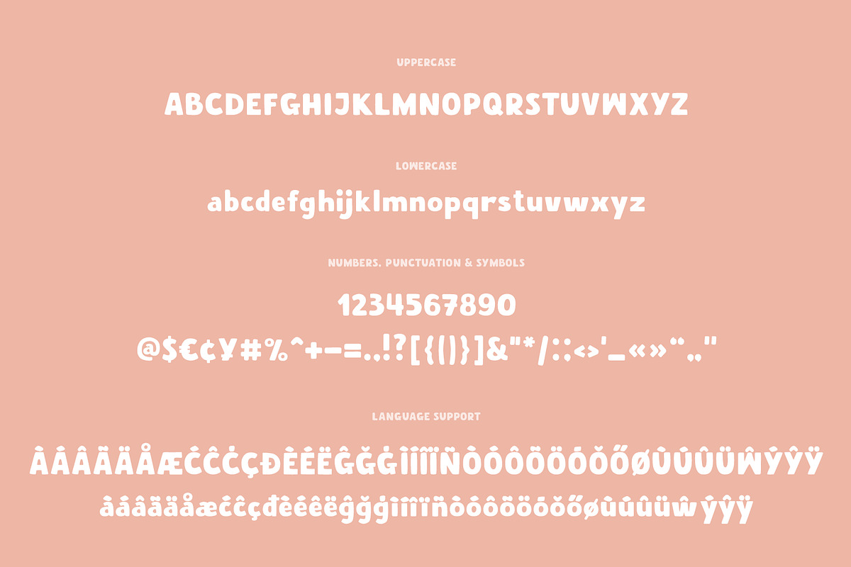 Little friends | Hand drawn font, a Sans Serif Font by JuliaVolkova (Photo 8 of 11)