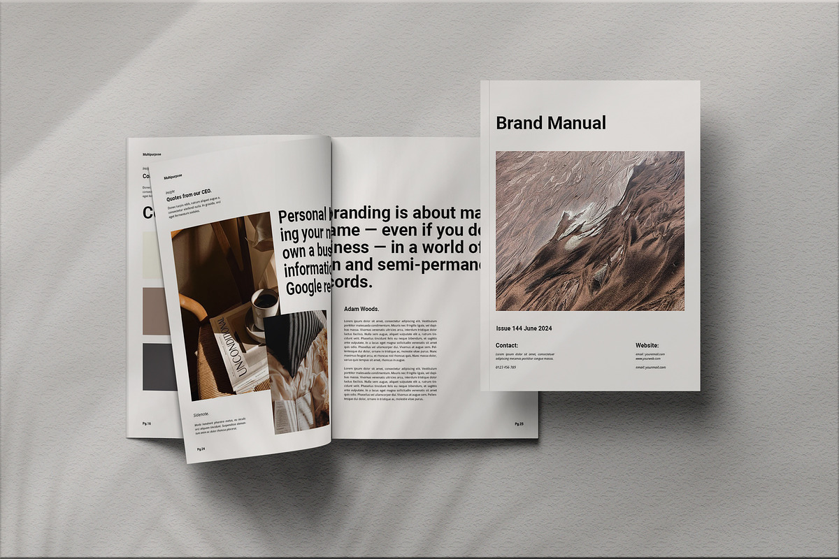Onyx Brand Manual, a Presentation Template by Analogi Studio (Photo 1 of 9)