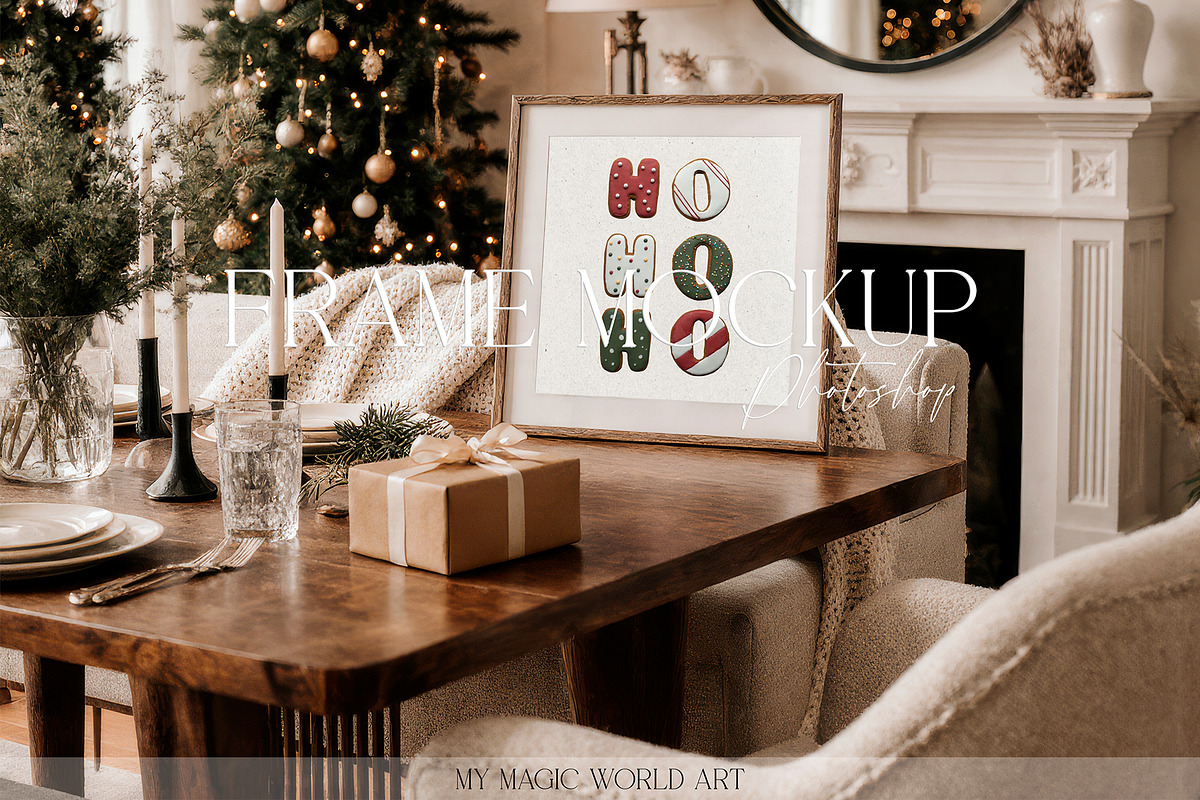 Christmas Frame Mockup Bundle 30PSD, a Product Mockup by EkaterinaViArt (Photo 4 of 5)