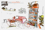 Color Sketch Photoshop Action, an Action Add-On by A R T M A R T (Thumbnail 4 of 9)