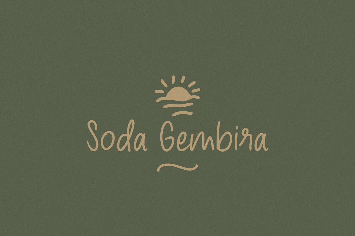 Soda Gembira, a Script Font by zuzulgo (Photo 1 of 5)