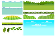 Landscape Constructor Set I, a Background Graphic by 2dvillShop (Thumbnail 6 of 6)