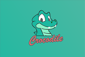 Crocodile Logo Template