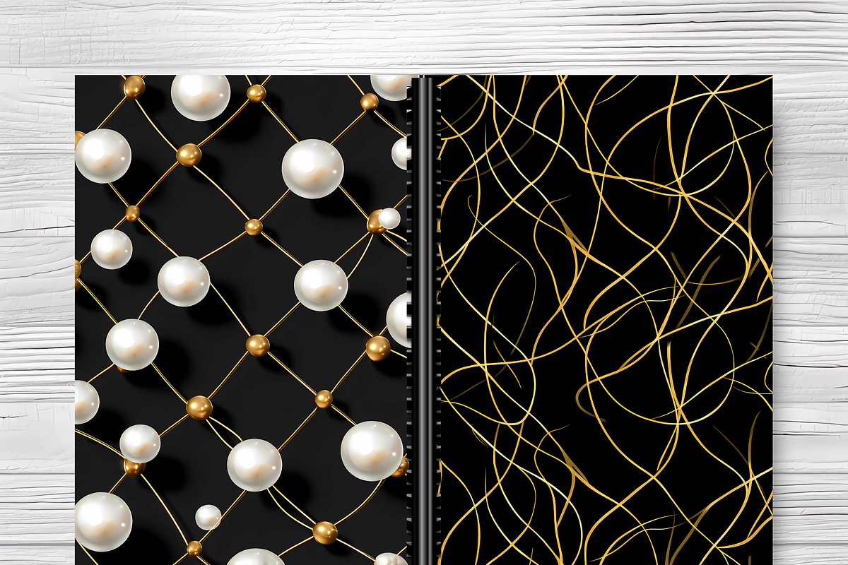 Art Nouveau Blank Book Cover Bundle, a Brochure Template by LA Design (Photo 7 of 10)