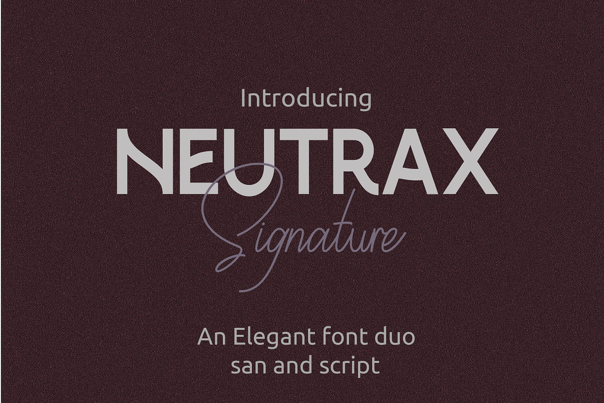 Neutrax | Modern Sans Serif Font, a Sans Serif Font by Artdez (Photo 1 of 3)