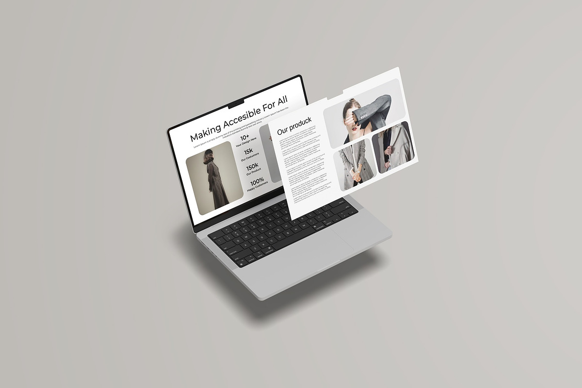 Laptop Screen Mockup, a Mac Mockup by Lxadesign (Photo 9 of 11)