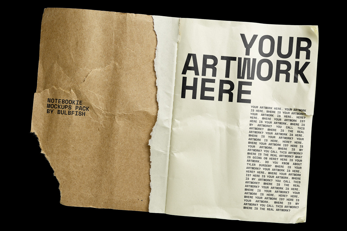 Notebookie - Mockups Pack, a Books & Magazine Mockup by BULBFISH (Photo 11 of 13)