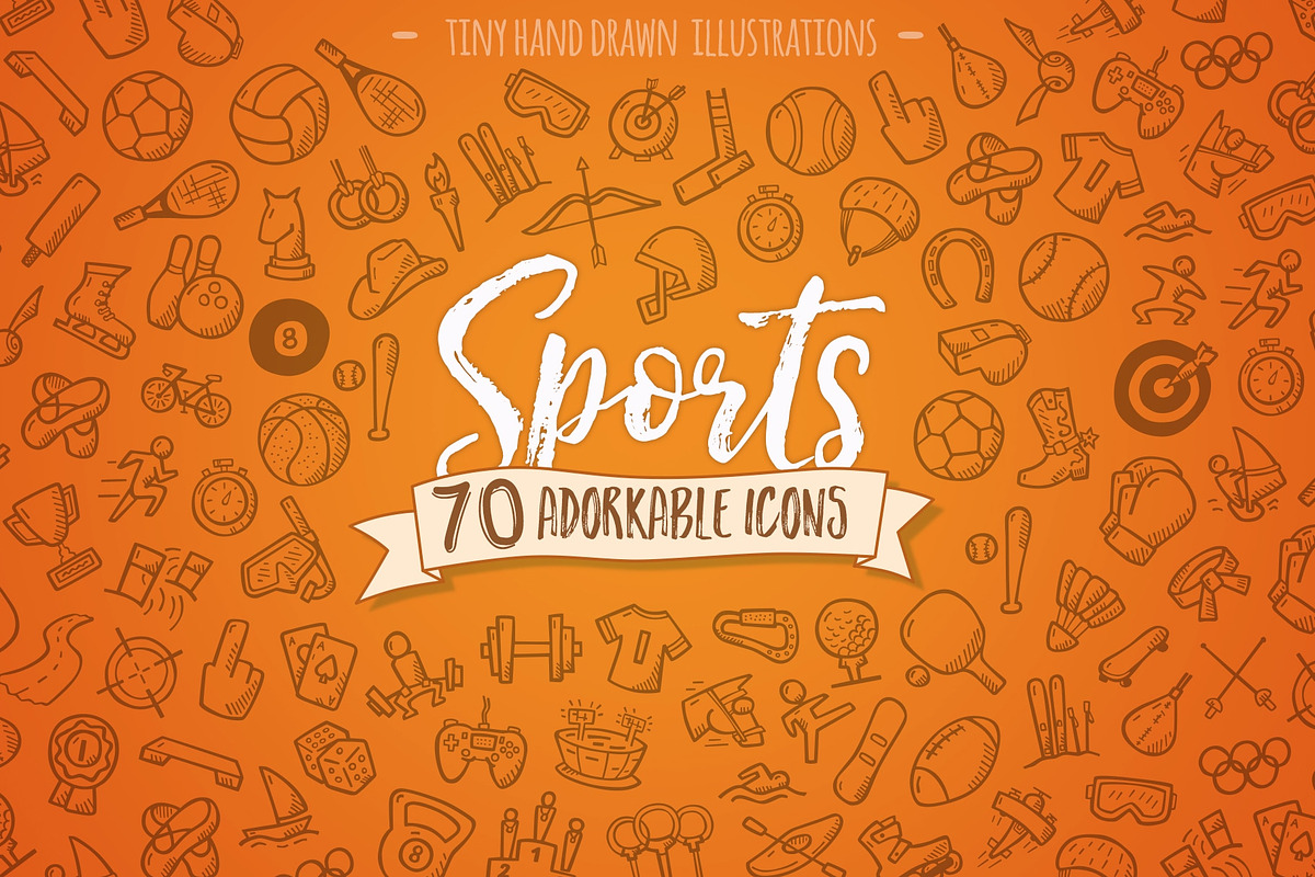 Sports - Hand Drawn Icons, an Icon by Good Stuff No Nonsense (Photo 1 of 5)