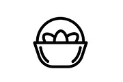 Easter Basket Vector Silhouette Bund, an Illustration by Designs_River (Thumbnail 7 of 51)
