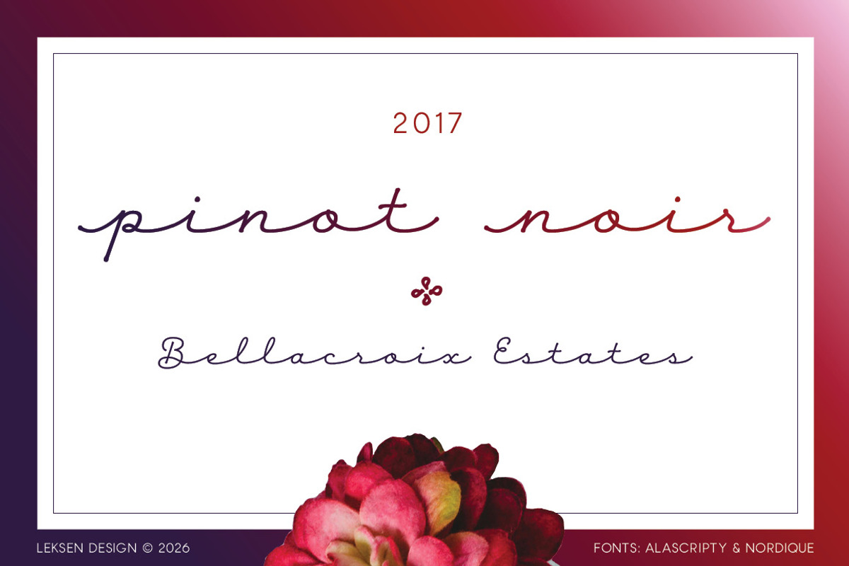 Alascripty, a Script Font by Leksen Design (Photo 4 of 5)