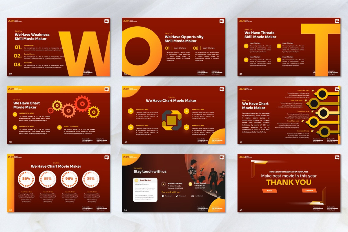 Merfie - Movie Studio Googleslide, a Presentation Template by Dhabee (Photo 3 of 7)