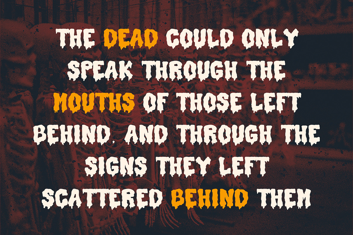 Grimmers - Horror Display Font, a Handwritten Font by AQR Studio (Photo 8 of 9)