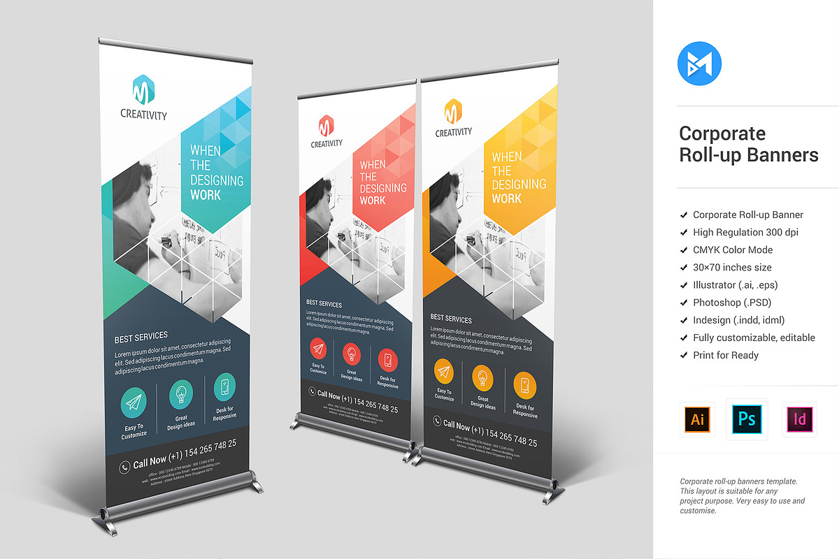 Roll-Up Banner Bundle, a Brochure Template by Brochure-Market (Photo 5 of 13)