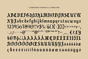 CS Bergamot Drawn, a Blackletter Font by Craft Supply Co. (Thumbnail 8 of 8)