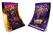 Halloween Event Party Flyer, a Flyer Template by regalDRAW (Thumbnail 4 of 5)