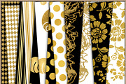 Golden Paper Collection - Paper 3, a Pattern Graphic by Adriana Ferrari (Thumbnail 1 of 2)