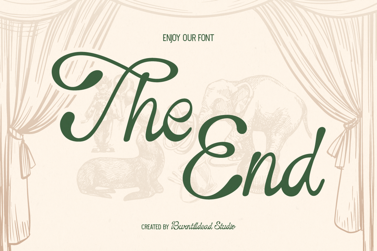 Nufaria, a Script Font by Burntilldead (Photo 12 of 12)