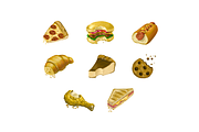 Bitten Food Pack, a Food Illustration by Deemak Daksina (Thumbnail 2 of 3)