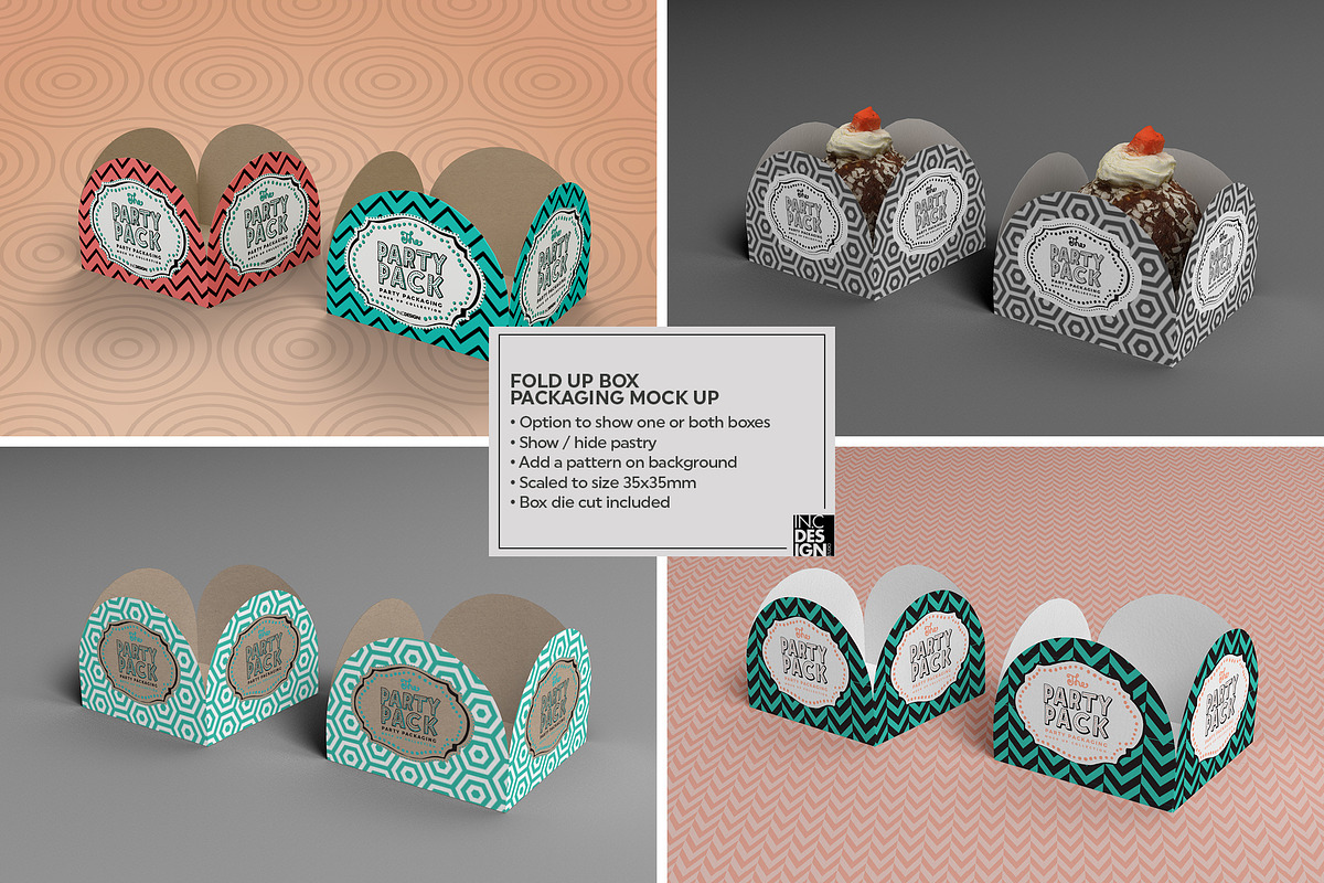 Vol.1 Party Packaging Mockups, a Cups & Container Mockup by INCDesign (Photo 9 of 18)