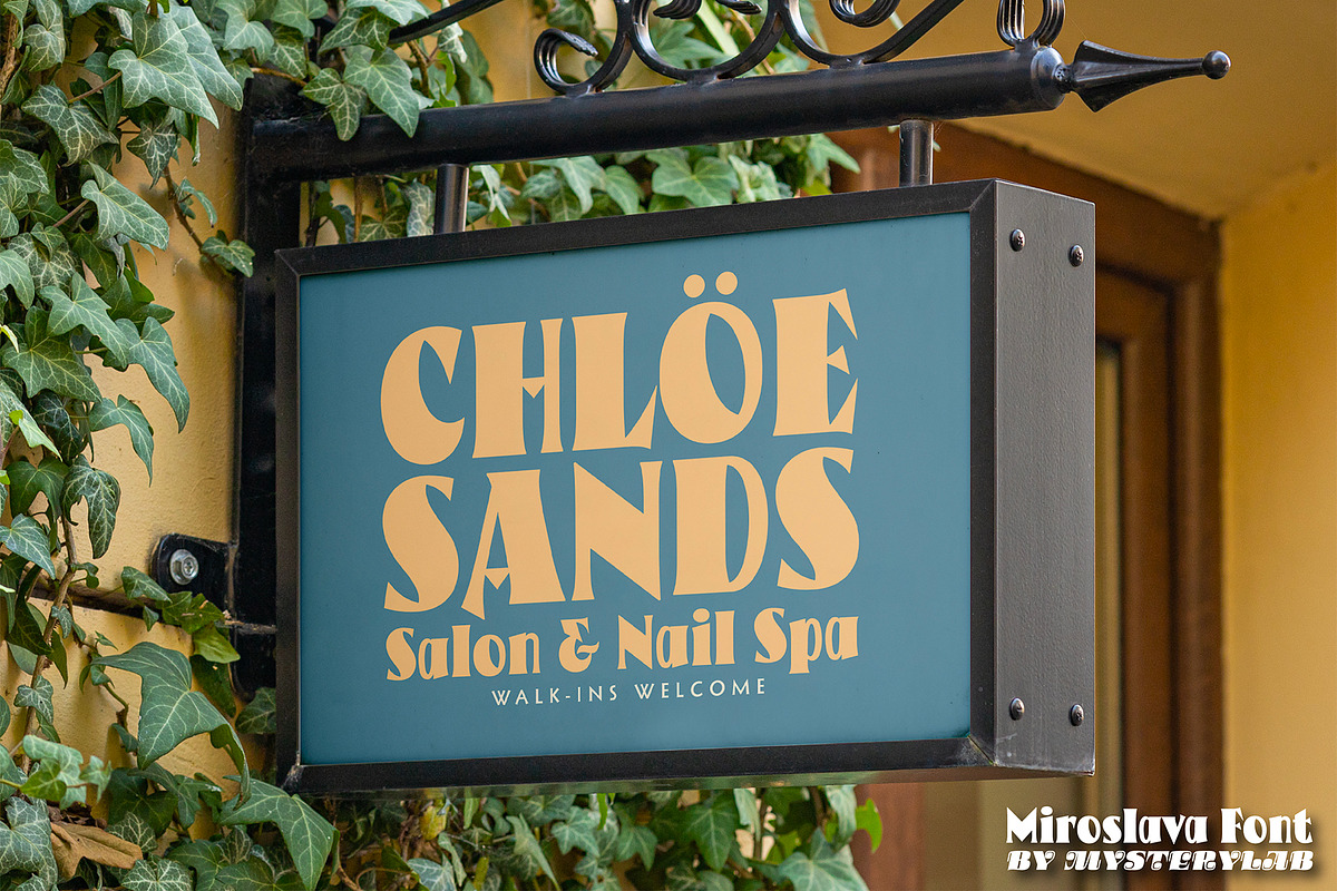 Miroslava Font, a Serif Font by Mysterylab Designs (Photo 6 of 9)