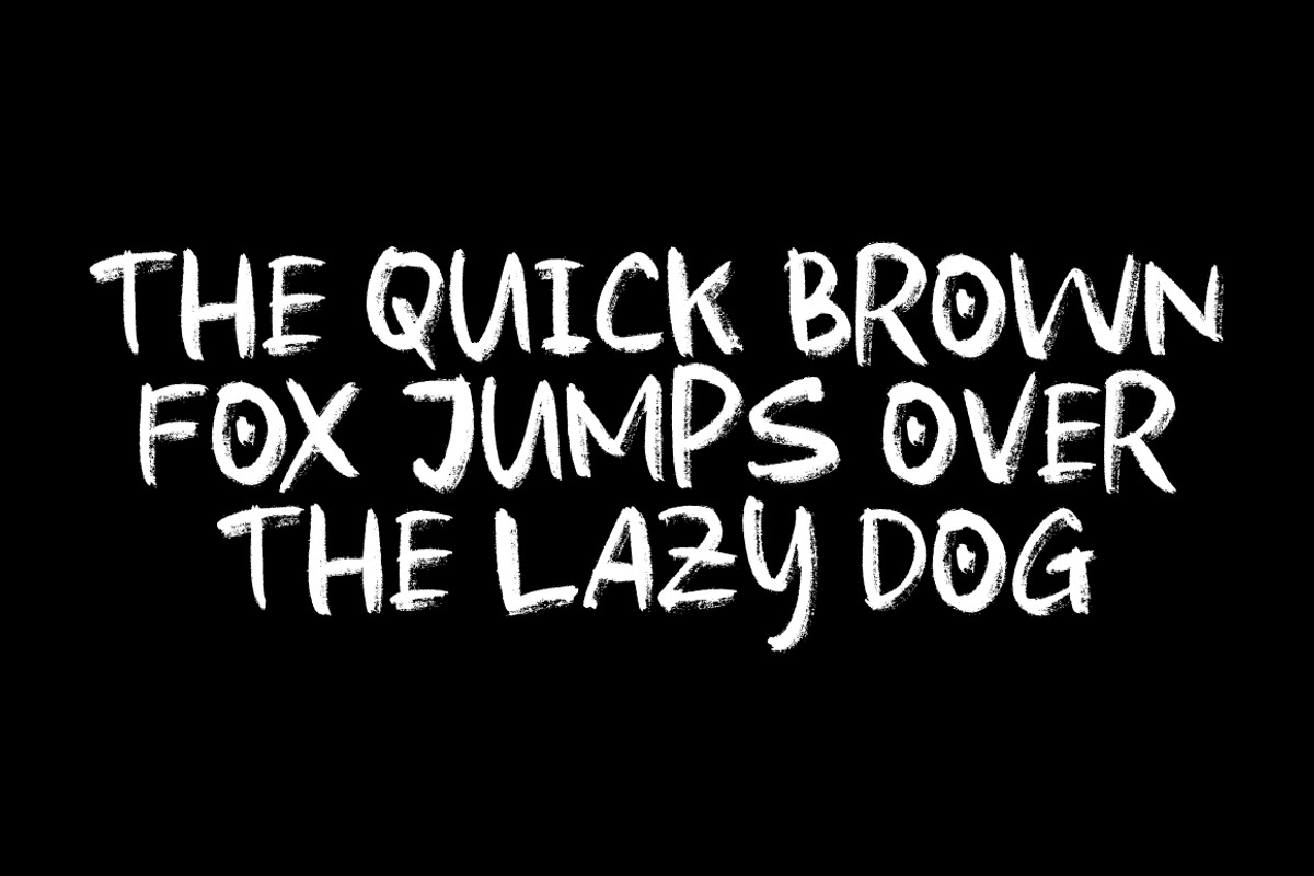 Shot Blast - Handwritten Brush, a Handwritten Font by tebaltipislab (Photo 9 of 10)