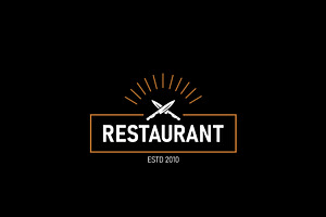 Vintage Restaurant Logo Design