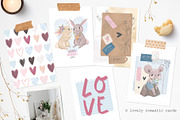 Valentine clipart, an Animal Illustration by Lesya Skripak (Thumbnail 4 of 7)