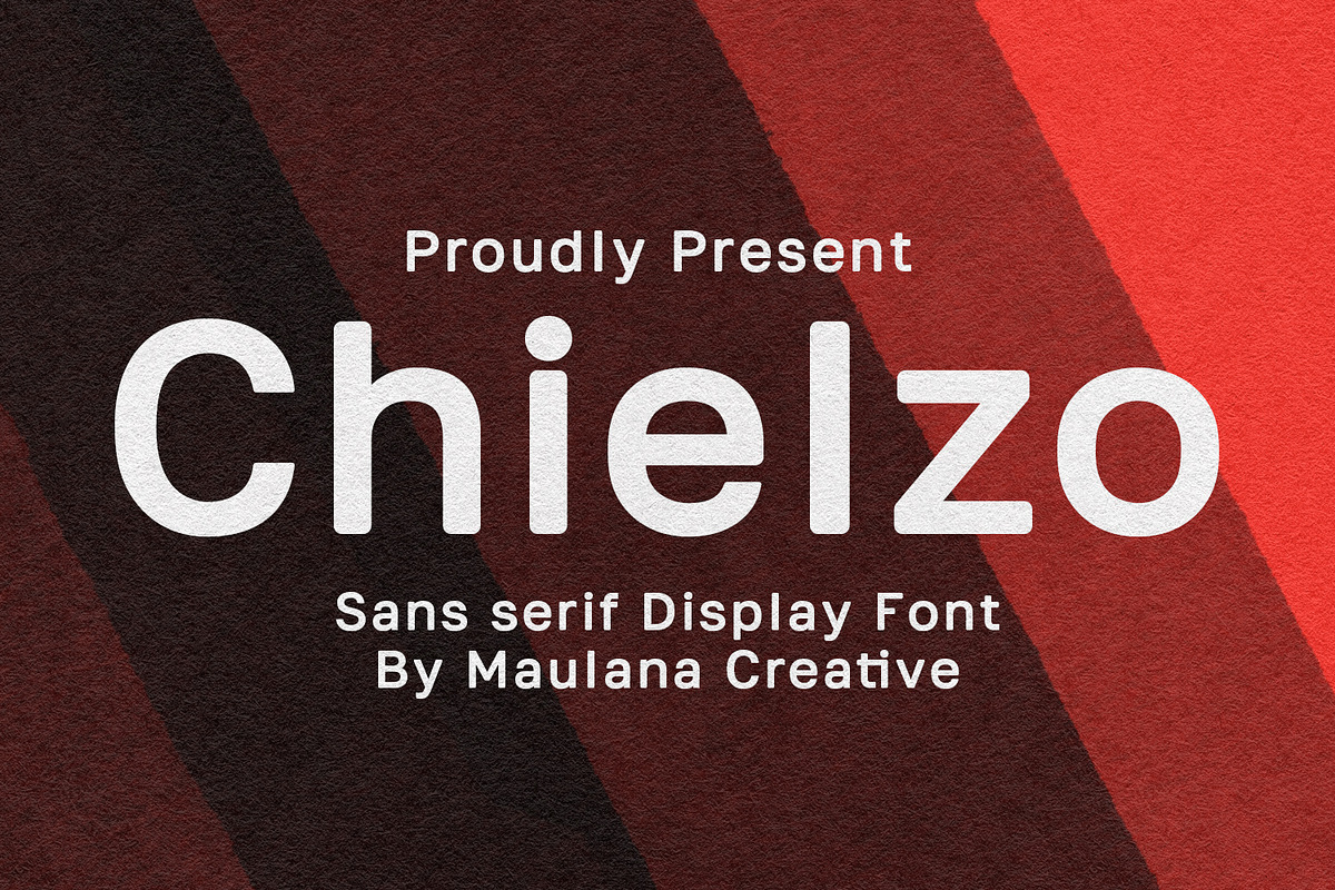 Chielzo Rounded Display Font, a Sans Serif Font by Maulana Creative (Photo 1 of 7)