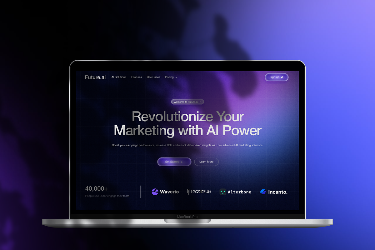 Future.Ai - Marketing Landing page, a Landing Page Template by Ahmed Rubel (Photo 5 of 5)