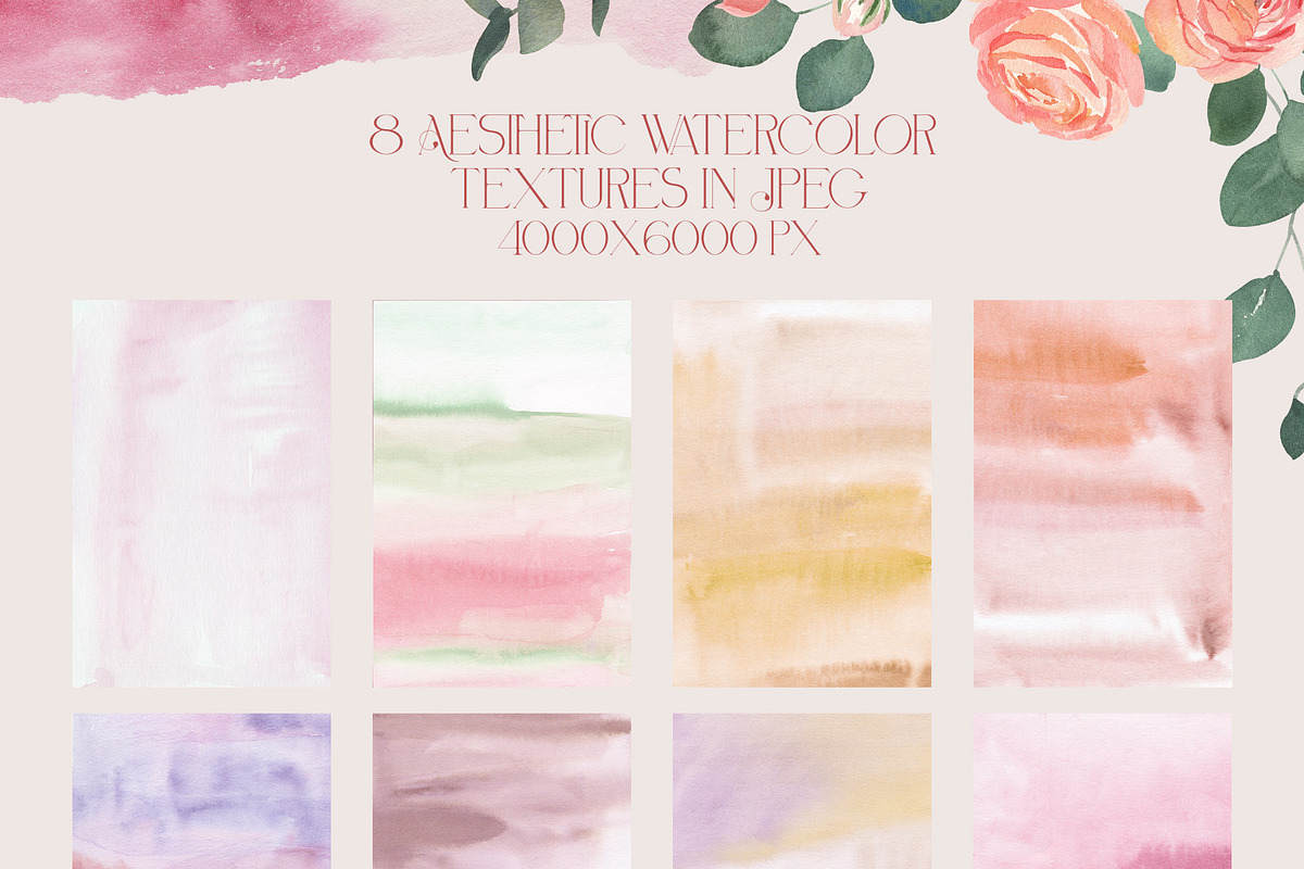 Blush Blooms Soft Watercolor Flowers, a Decorative Illustration by Catch the Dream Art (Photo 12 of 13)