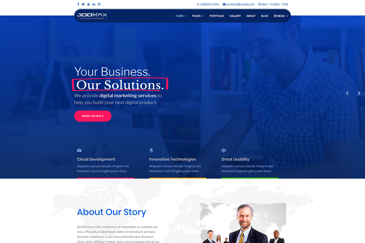 JooMax Site Building Kit For Joomla, a Websites & App Template by Webflex (Photo 10 of 10)